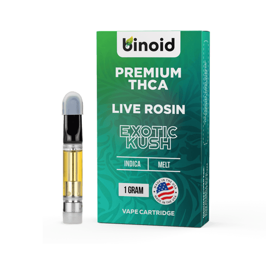 Binoid THC-A Live Rosin 1g Cartridge
