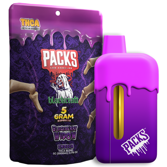 Packwoods x BlackCraft THC-A Diamonds 5G Disposable